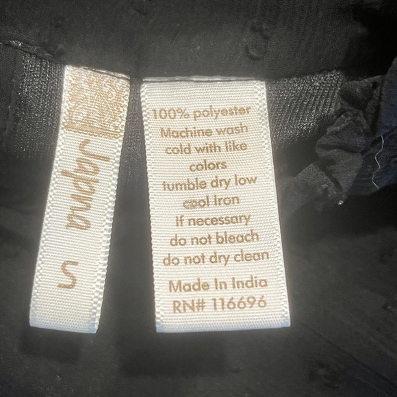 Japna Women's Black Polka Dot Dress, Small - Picture 6 of 6